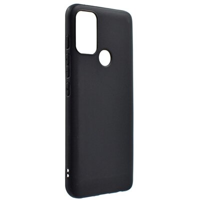 Szilikon hátlapvédő telefontok (matt), Fekete [Motorola Moto G50 (XT2137)]