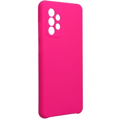 Forcell elegáns szilikon hátlapvédő telefontok - Samsung Galaxy A52 5G / A52 LTE ( 4G ) / A52S hot pink