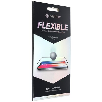 5D Full Glue Nano Glass kijelzővédő üvegfólia - Apple iPhone 13 Pro Max 6,7", Fekete