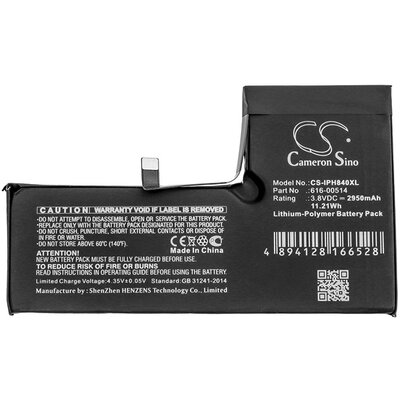 CAMERON SINO utángyártott akkumulátor 2950 mAh LI-Polymer (616-00514 kompatibilis) [Apple iPhone XS 5.8]