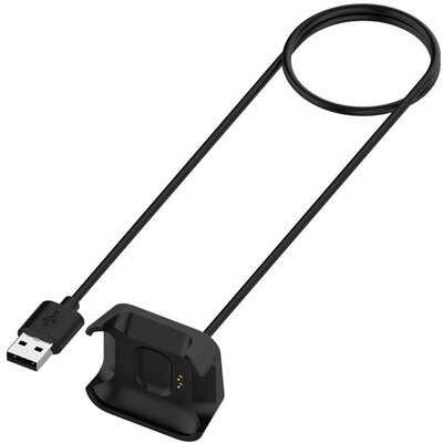 Töltőkábel (USB, mágneses, 100 cm) FEKETE [Xiaomi Mi Watch Lite]