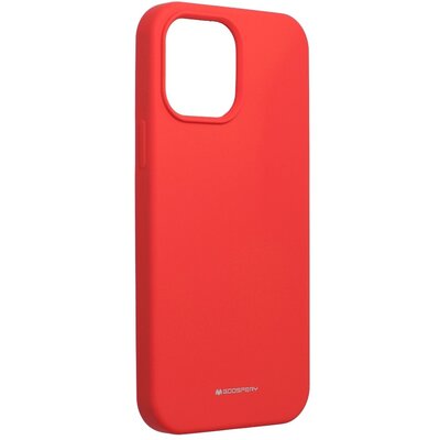 Mercury szilikon hátlapvédő telefontok - iPhone 13 PRO MAX, Piros