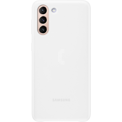 Samsung Galaxy S21 Plusz Smart LED cover hátlapvédő telefontok, Fehér