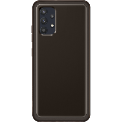 Samsung Galaxy A32 soft clear cover hátlapvédő telefontok, Fekete