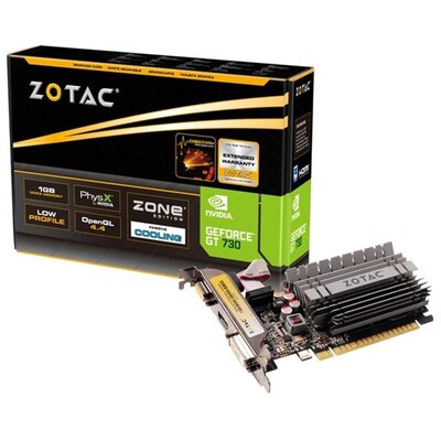 Zotac GeForce GT 730 Zone Edition nVidia 2GB DDR3 64bit PCIe videokártya