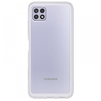 SAMSUNG EF-QA226TTE gyári szilikon hátlapvédő telefontok, Átlátszó [Samsung Galaxy A22 5G (SM-A226)]