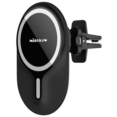 NILLKIN MAGROAD LITE autós telefontartó (szellőzőre, Magsafe rögzítés), Fekete [Apple iPhone 12, Apple iPhone 12 Pro]
