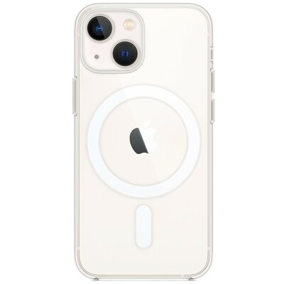 Apple iPhone13 mini Szilikon Magsafe hátlapvédő telefontok, Átlátszó