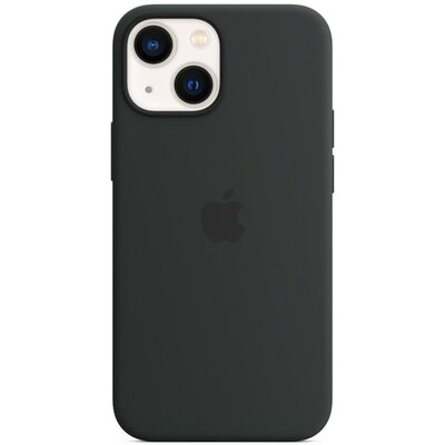 Apple iPhone13 mini Szilikon Magsafe hátlapvédő telefontok, Fekete