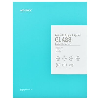 NILLKIN V+ kijelzővédő üvegfólia (kék fény elleni védelem, 0.33mm, 9H), Átlátszó [Apple IPAD mini 6 (2021)]