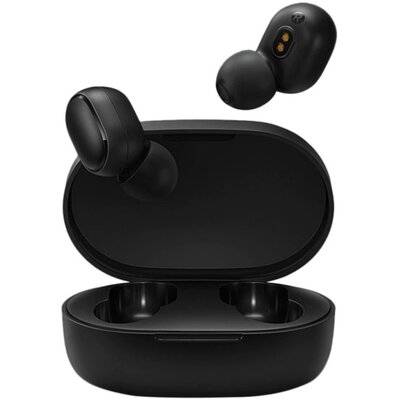 XIAOMI AirDots / EarBuds Basic 2S (BHR4273GL) bluetooth sztereó fülhallgató, headset (v5.0, TWS, extra mini + töltőtok), Fekete