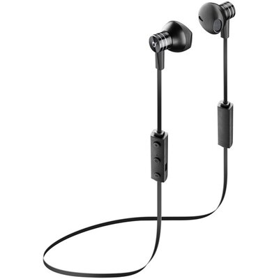 CELLULARLINE PEARL bluetooth fülhallgató, headset sztereó (v5.0, mikrofon, felvevő gomb, hangerőszabályzó, SPORT), Fekete