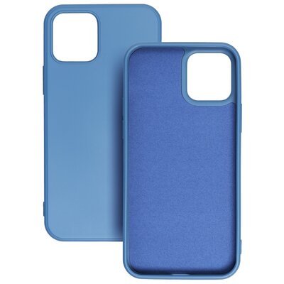 Forcell Silicone Lite matt felületű szilikon hátlapvédő telefontok - iPhone 13 PRO MAX, Kék