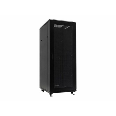 NETRACK 019-320-66-012-Z Netrack server cabinet RACK 19 32U/600x600mm ASSEMBLED (glass door) - black