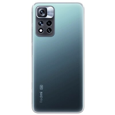 BLAUTEL USX1PR 4-OK szilikon hátlapvédő telefontok (ultravékony) , Átlátszó [Xiaomi Redmi Note 11 Pro]