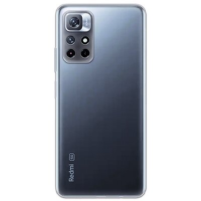 BLAUTEL USX11T 4-OK szilikon hátlapvédő telefontok (ultravékony) , Átlátszó [Xiaomi Redmi Note 11 5G]