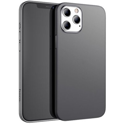 HOCO THIN műanyag hátlapvédő telefontok (0.45mm, ultravékony), Fekete [Apple iPhone 13 Pro]