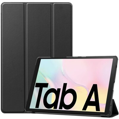 SamsungTab A7 10.4 2020 T505/T500/T507 tablet védőtok (trifold flip előlap, kitámasztható), Fekete