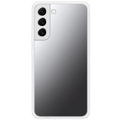 Samsung EF-MS906CTEGWW gyári szilikon hátlapvédő telefontok (cserélhető átlátszó / füst hátlap, ütésálló keret), Átlátszó [Samsung Galaxy S22+ Plus 5G (SM-S906)]