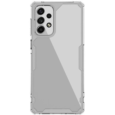 NILLKIN NATURE PRO műanyag hátlapvédő telefontok (szilikon keret, közepesen ütésálló, légpárnás sarok), Átlátszó [Samsung Galaxy A53 (SM-A536) 5G]