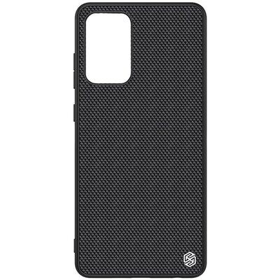 NILLKIN TEXTURED műanyag hátlapvédő telefontok (érdes felület, közepesen ütésálló, szilikon keret, 3D minta), Fekete [Samsung Galaxy A33 5G (SM-A336)]