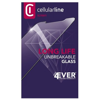 CELLULARLINE LONG LIFE kijelzővédő üvegfólia (3D full cover, íves, extra karcálló, ultravékony, 0.2 mm, 9H), Fekete [Apple iPhone 13 Pro Max]