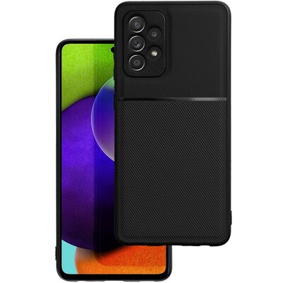 Forcell Noble szilikon + műanyag hátlapvédő telefontok - Samsung Galaxy A13 4G, Fekete
