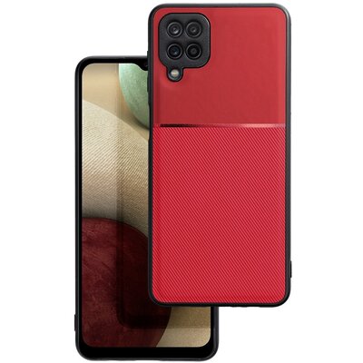 Forcell Noble szilikon + műanyag hátlapvédő telefontok - Samsung Galaxy A12, Piros