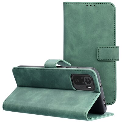 Forcell Tender oldalra nyíló ECO-bőr flip telefontok - Xiaomi Redmi NOTE 11 PRO / 11 PRO 5G, Zöld