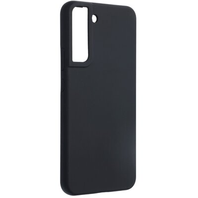 Forcell elegáns szilikon hátlapvédő telefontok - Samsung Galaxy S22, Fekete