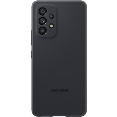 SAMSUNG EF-PA536TBEGWW gyári szilikon hátlapvédő telefontok, Fekete [Samsung Galaxy A53 (SM-A536) 5G]