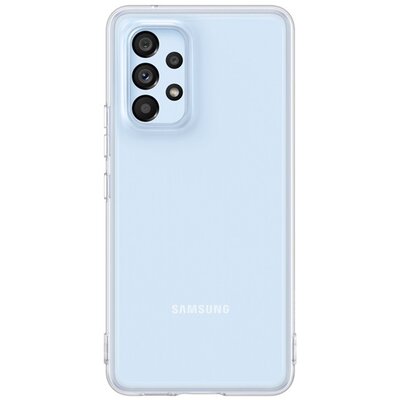 SAMSUNG EF-QA536TTEGWW gyári szilikon hátlapvédő telefontok, Átlátszó [Samsung Galaxy A53 (SM-A536) 5G]