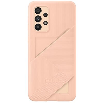 SAMSUNG EF-OA336TPEGWW gyári szilikon hátlapvédő telefontok (bankkártya tartó), Rózsaszín [Samsung Galaxy A33 5G (SM-A336)]