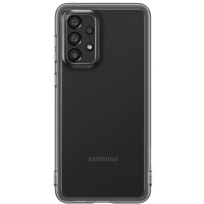 SAMSUNG EF-QA336TBEGWW gyári szilikon hátlapvédő telefontok, Fekete [Samsung Galaxy A33 5G (SM-A336)]