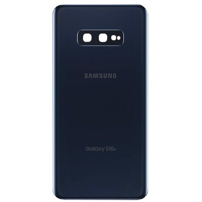 SAMSUNG GH82-18452A gyári akkufedél hátlap, Fekete [Samsung Galaxy S10e (SM-G970)]