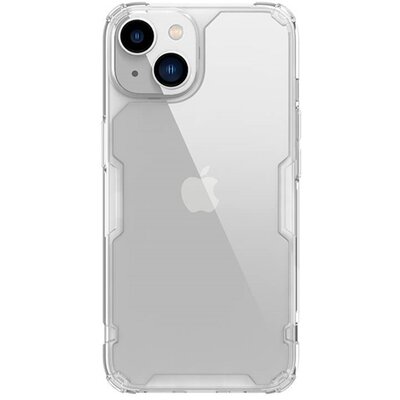 NILLKIN NATURE PRO műanyag hátlapvédő telefontok (szilikon keret, közepesen ütésálló, légpárnás sarok), Átlátszó [Apple iPhone 14+ Plus]