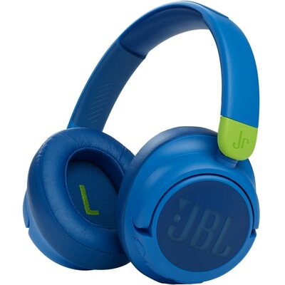 JBL JR460NC Bluetooth-os,zajszűrős fejhallgató,Kék