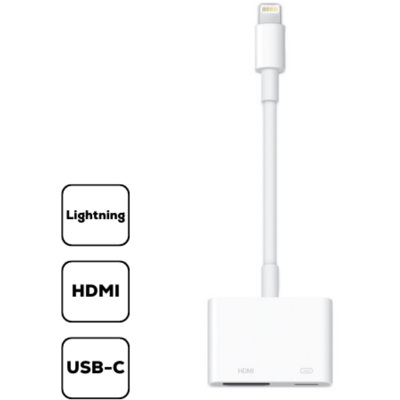 Apple USB-C Digital AV Multiport Adapter, fehér