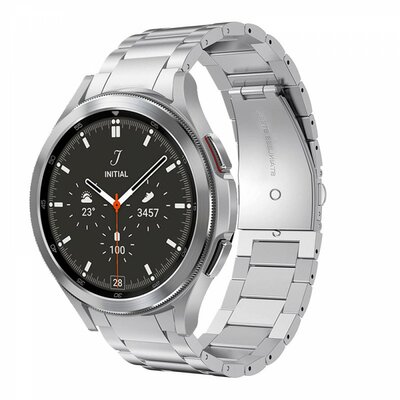 Samsung Watch 4/5 mágneses fém óraszíj,20mm,Ezüst