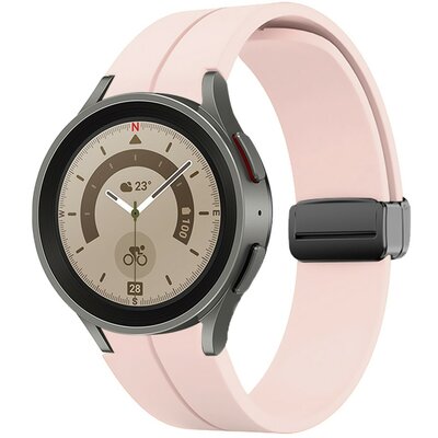 Samsung Watch 4/5 mágneses szil óraszíj,20mm,Pink