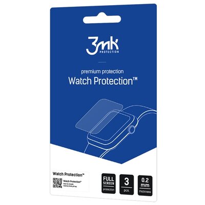 3MK ARC kijelzővédő fólia 3db (full screen, öngyógyító, 0.2mm) ÁTLÁTSZÓ [Apple Watch Series 8 41mm]