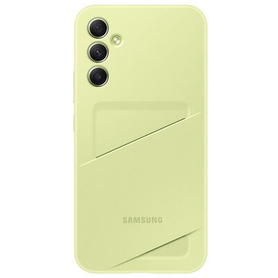 SAMSUNG EF-OA346TGEGWW SAMSUNG szilikon telefonvédő (bankkártya tartó) LIME [Samsung Galaxy A34 5G (SM-A346)]