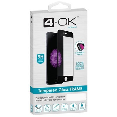 BLAUTEL PRF235 4-OK képernyővédő üveg (3D full glue, íves, teljes felületén tapad, tok barát, karcálló, 9H) FEKETE [Samsung Galaxy A23 5G (SM-A236F)]