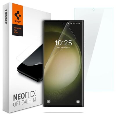 SPIGEN AFL05943 SPIGEN NEOFLEX képernyővédő fólia 2db (full screen, íves részre, tok barát) ÁTLÁTSZÓ [Samsung Galaxy S23 Ultra (SM-S918)]