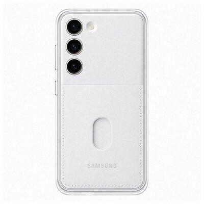 SAMSUNG EF-MS911CWEGWW SAMSUNG műanyag telefonvédő (közepesen ütésálló, cserélhető átlátszó + bankkártya tartó hátlap) FEHÉR [Samsung Galaxy S23 (SM-S911)]