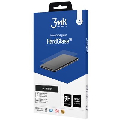 3MK HARD GLASS képernyővédő üveg (2.5D, lekerekített szél, karcálló, 0.3mm, 9H) FEKETE [Samsung Galaxy S23 Plus (SM-S916)]
