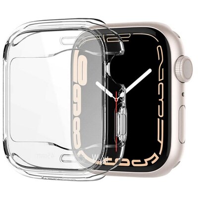 SPIGEN ACS04180 SPIGEN ULTRA HYBRID műanyag óra keret (közepesen ütésálló) ÁTLÁTSZÓ [Apple Watch Series 7 45mm]