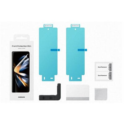 SAMSUNG EF-UF93PCTEGWW SAMSUNG képernyővédő fólia 2db (törlőkendő, felhelyezést segítő keret, külső kijelzőre) ÁTLÁTSZÓ [Samsung Galaxy Z Fold 4 (SM-F936)]