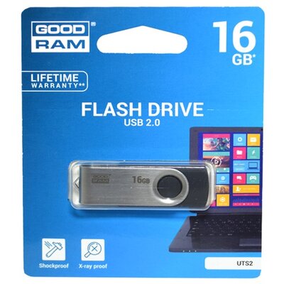 GOODRAM UTS2-0160K0R11 GOODRAM pendrive / USB Stick TWISTER (2.0) 16GB FEKETE [Xiaomi Redmi A2 Plus]