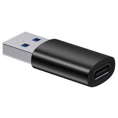 BASEUS ZJJQ000101 BASEUS INGENUITY adapter (Type-C aljzat - USB, OTG, adatátvitel és töltés) FEKETE